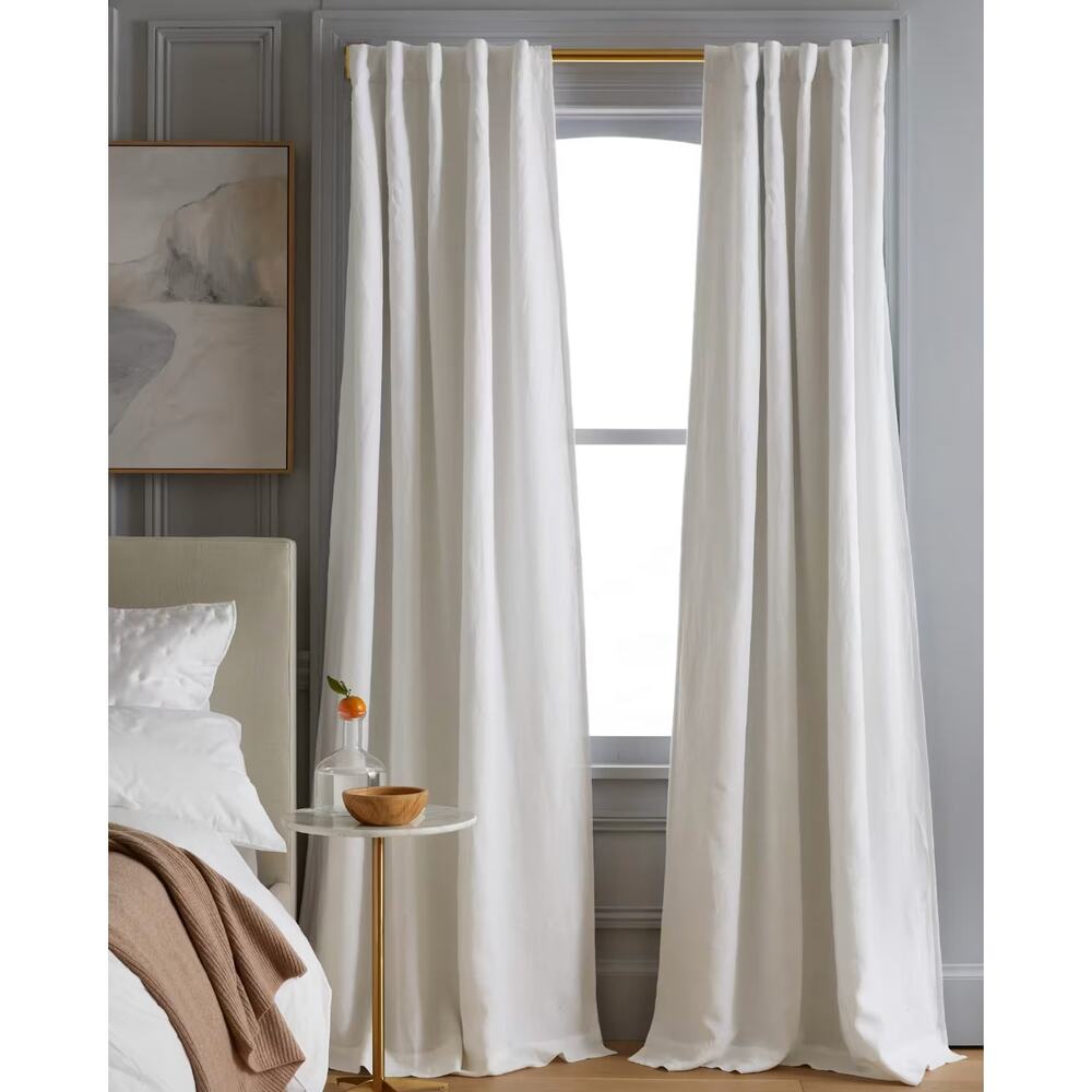 Quince European Linen Blackout Curtain 48 x 96"